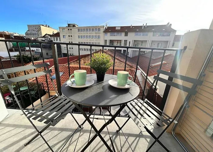 Mia- 4 Pers- Standing Neuf, Hyper Centre- Terrasse Appartamento *